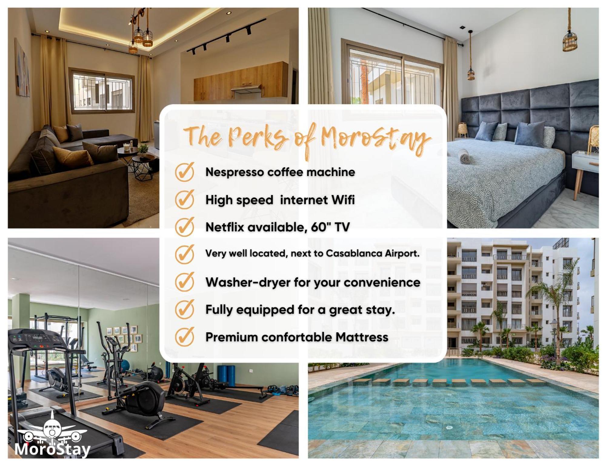 Aeroharmony Apartment Nouaceur Екстериор снимка